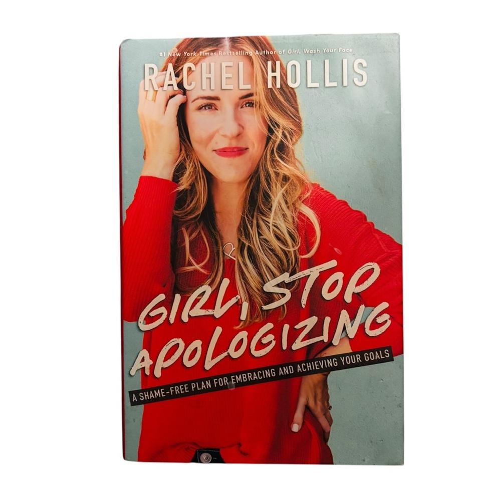 Girl, Stop Apologizing by Rachel Hollis - Red Cover - Picture 1 of 2